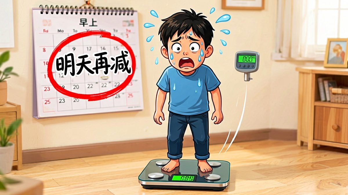 明天一定减！……大概吧