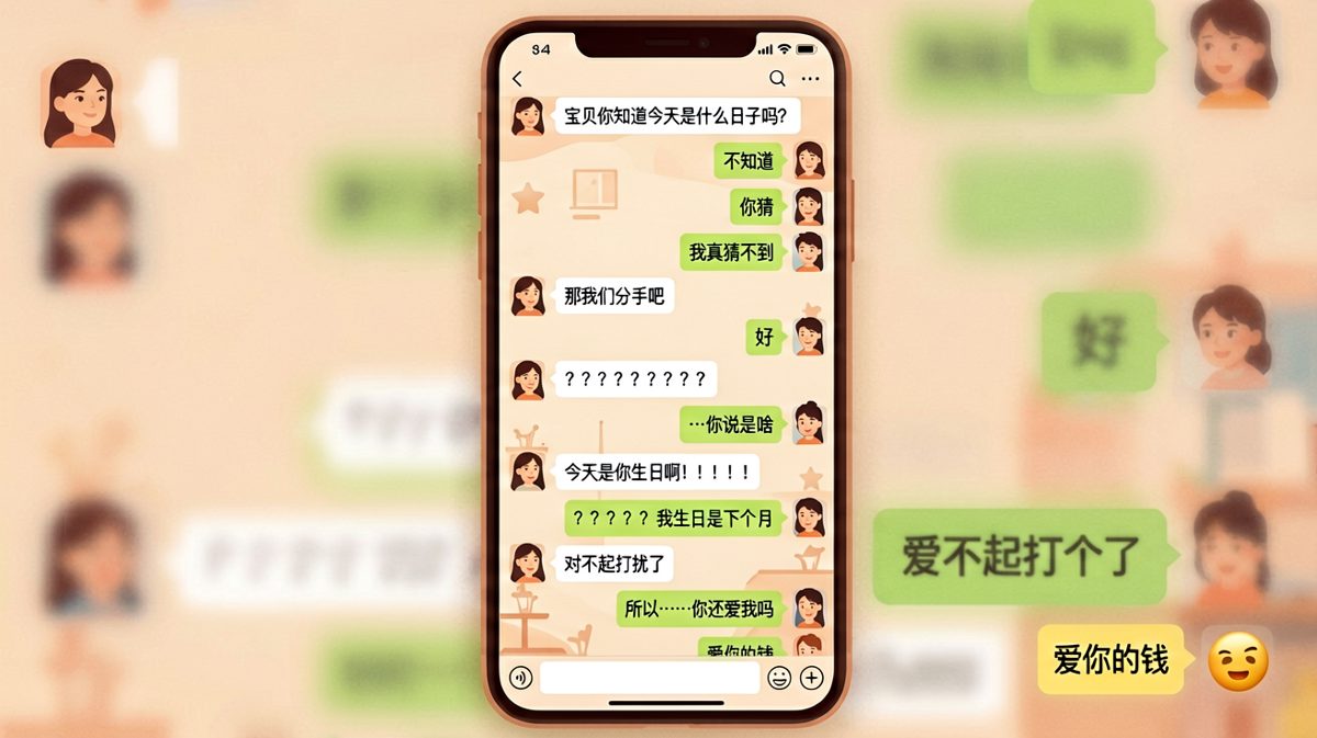 生日都记错——这届男朋友不行