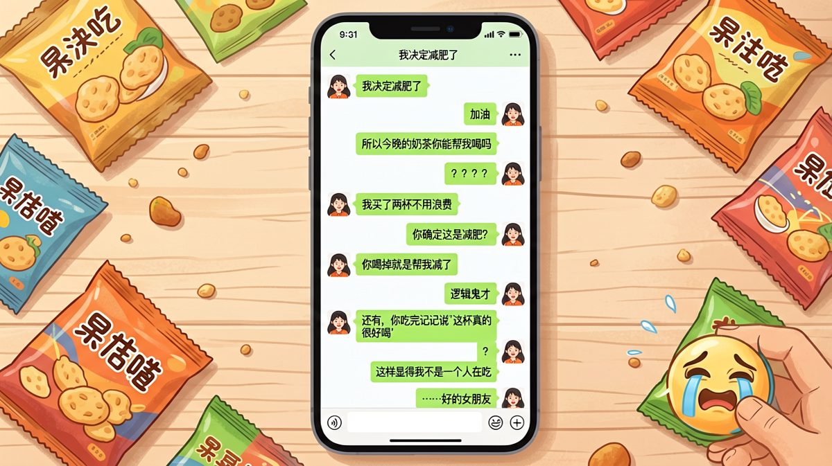 奶茶减肥法——男朋友的悲惨日常