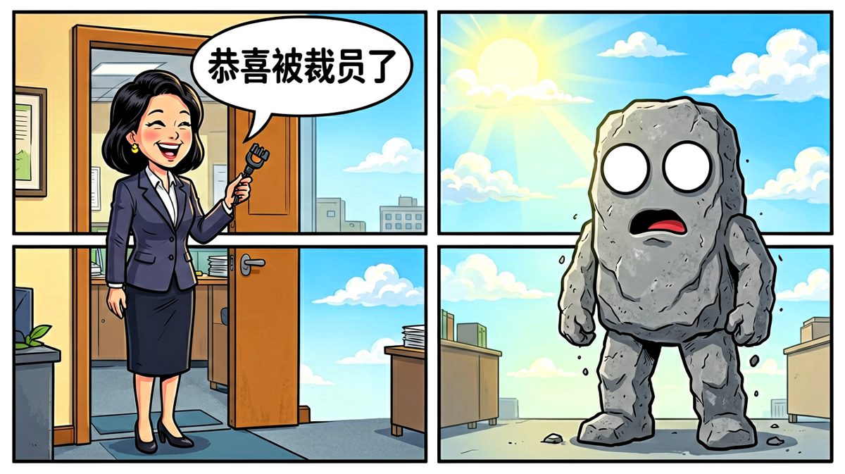刚到公司就被HR告知被裁，主角当场石化