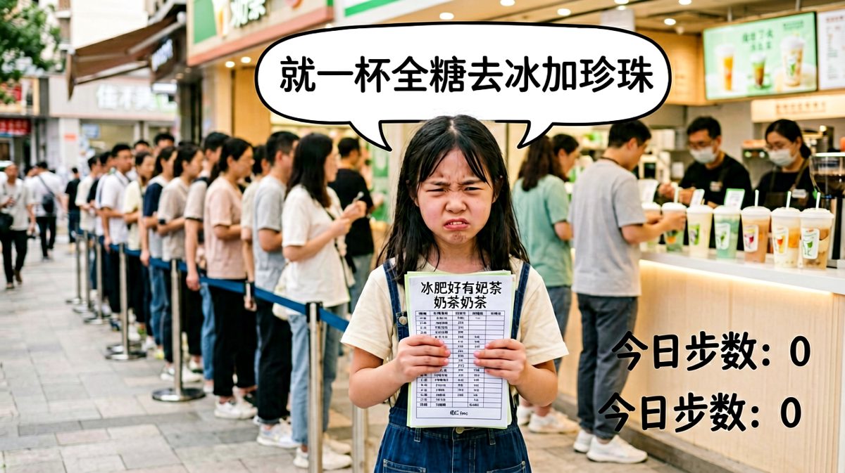 减肥是明天的事，奶茶是现在的事
