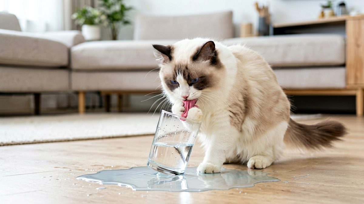 猫：这杯水先走的，我只是路过