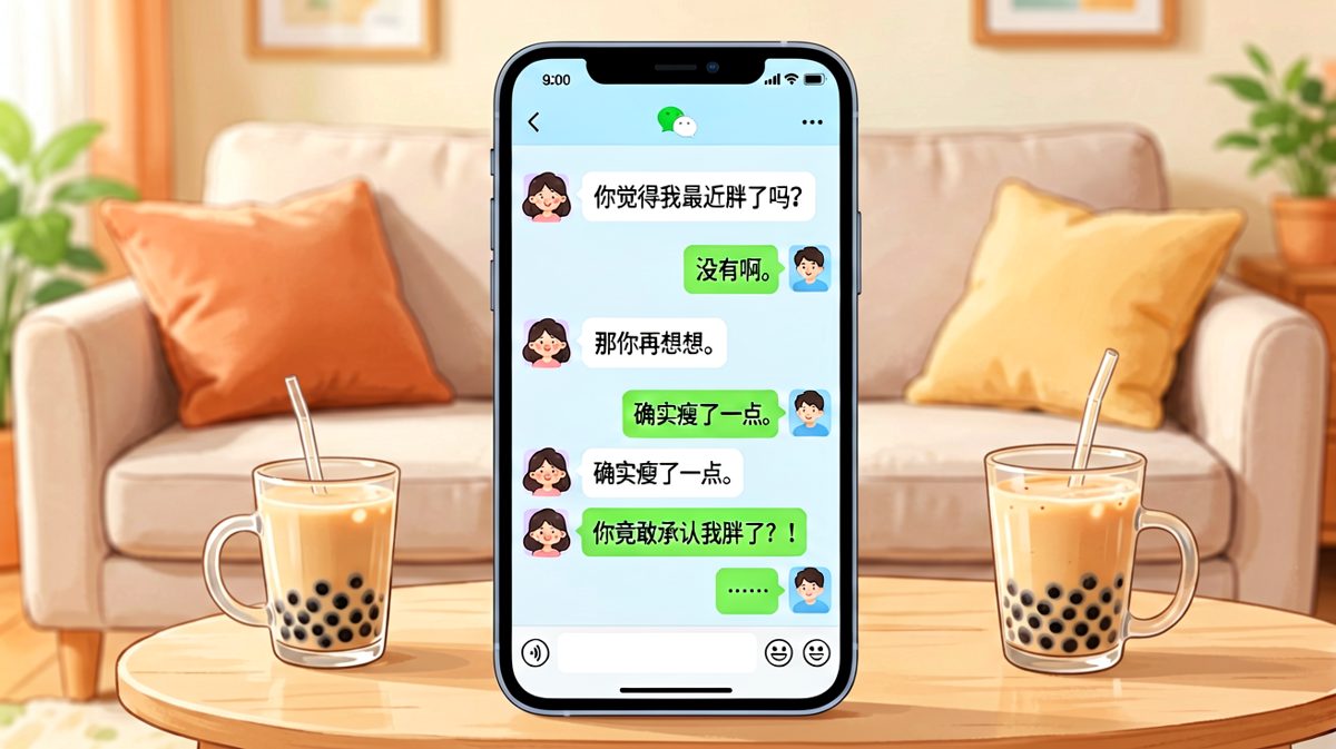 "你真的觉得我胖了吗？"——送命题的终极陷阱