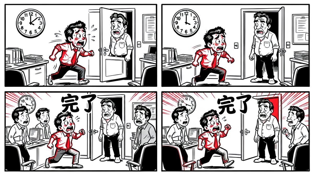 原来老板也没穿袜子……这就很尴尬了