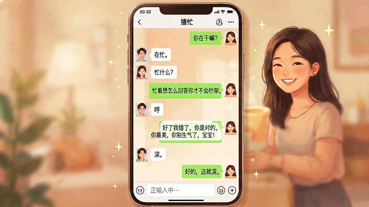 他以为说'宝宝'就能平息怒火，结果还是被拉黑