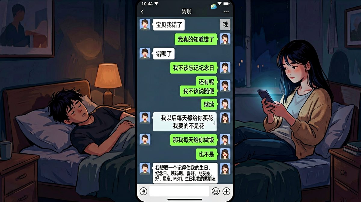 当男生终于交白卷的那一刻