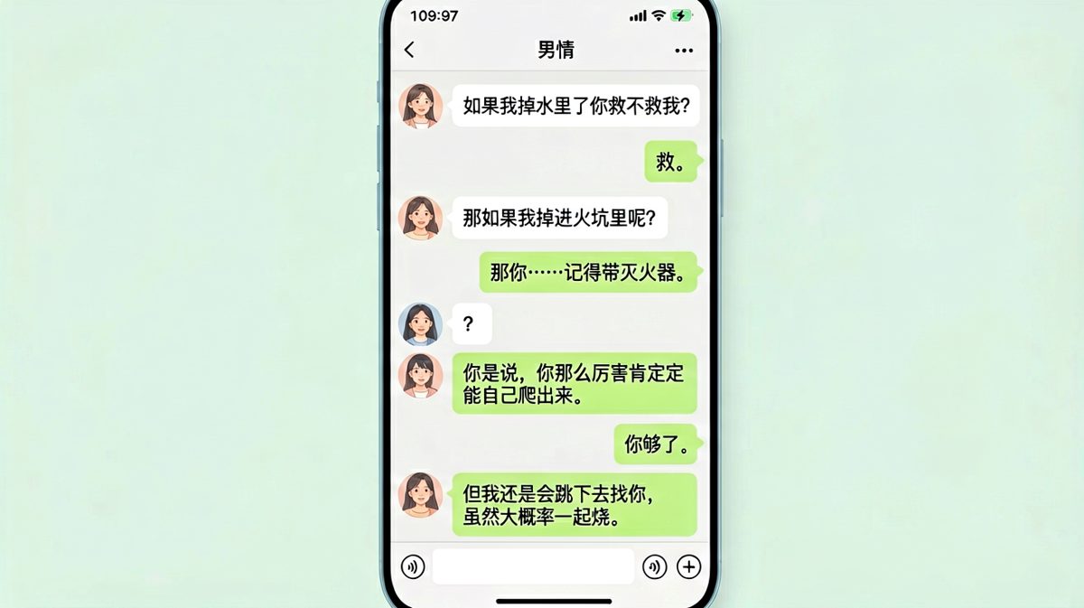 火坑还要带灭火器？这求生欲我给满分