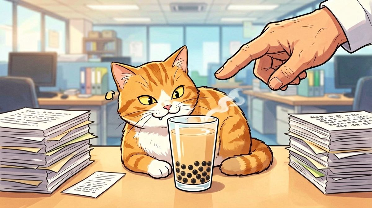 老板问我在不在，我说在摸鱼，他说好，我继续摸。