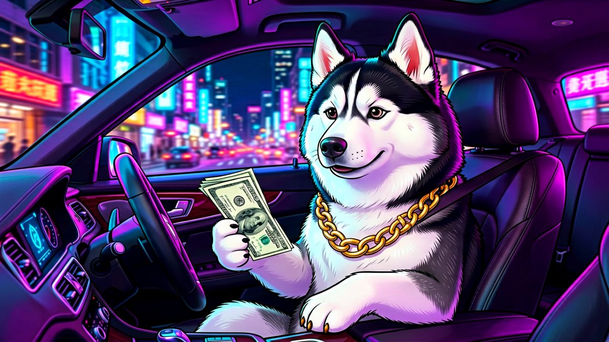 二哈发财 after 开豪车，金链子必须安排