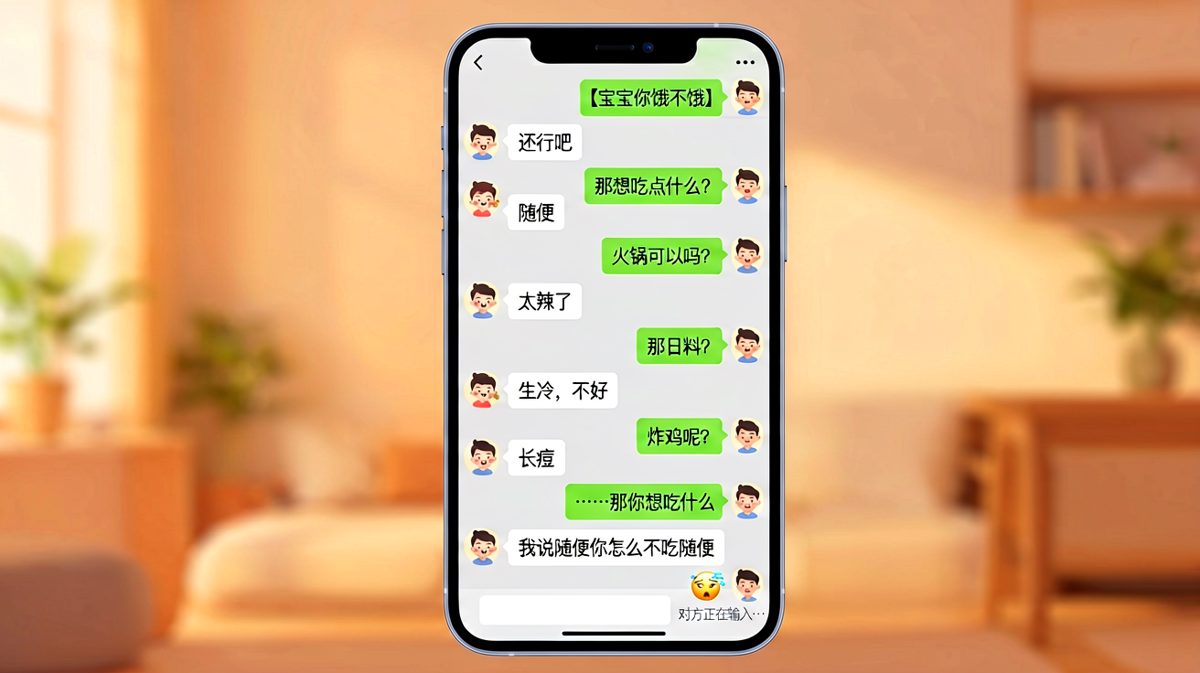 「随便」二字的终极杀伤力，男方从满怀期待到灵魂出窍的全过程