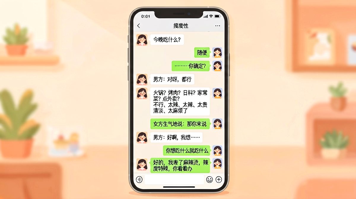 「今晚吃什么」世纪难题，男朋友的随便才是最离谱的回答
