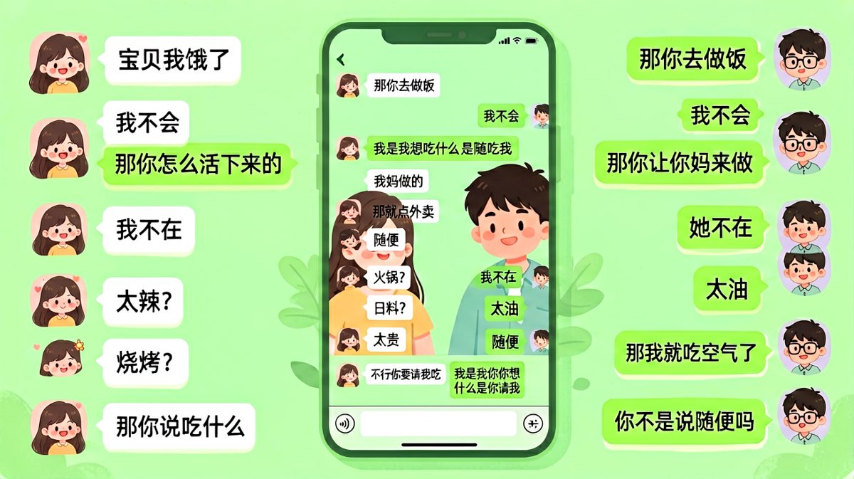 关于'随便'的终极博弈，女方的逻辑永远无懈可击