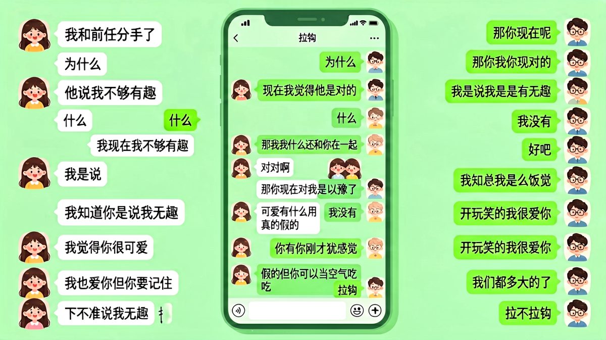从'我不够有趣'到'拉钩'，女生的套路你永远防不住