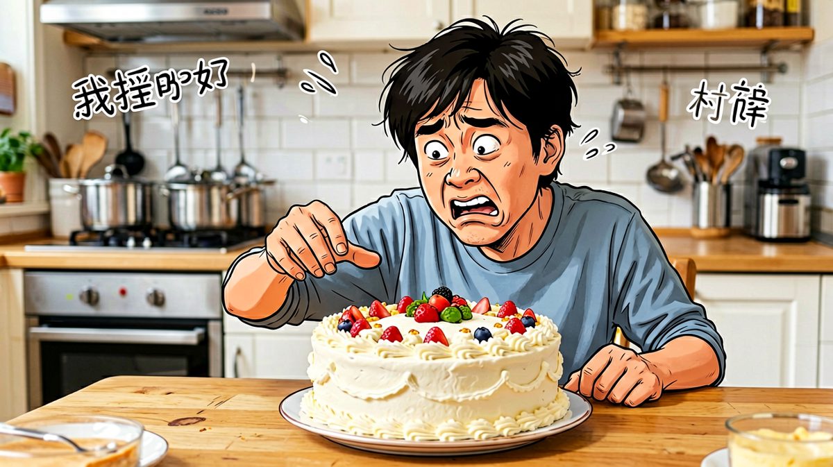 可是……蛋糕看起来很好吃？