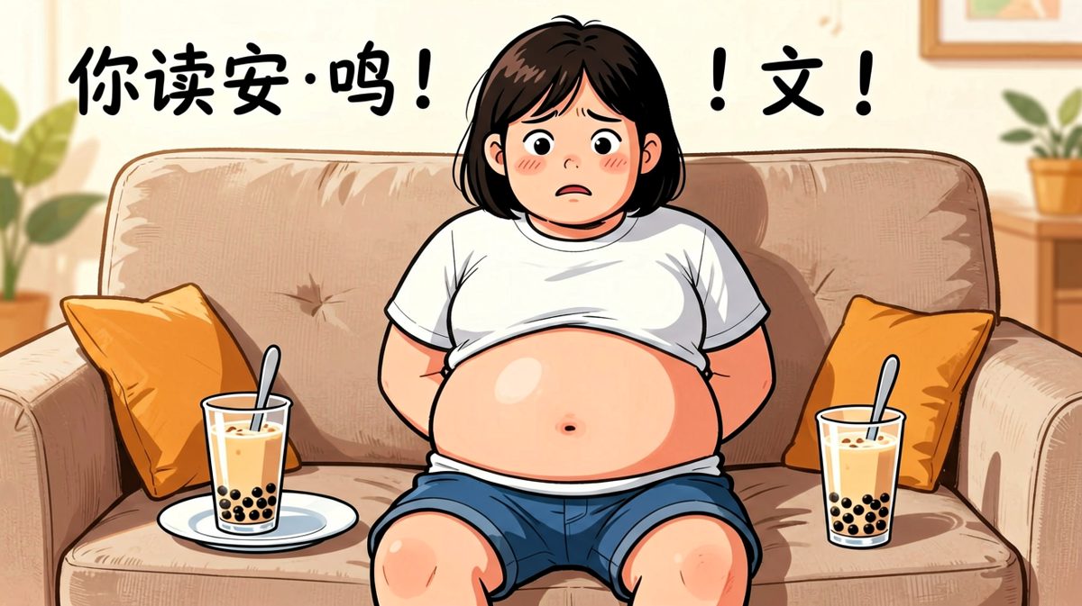 吃完后：嗯，今天确实只吃了一口……