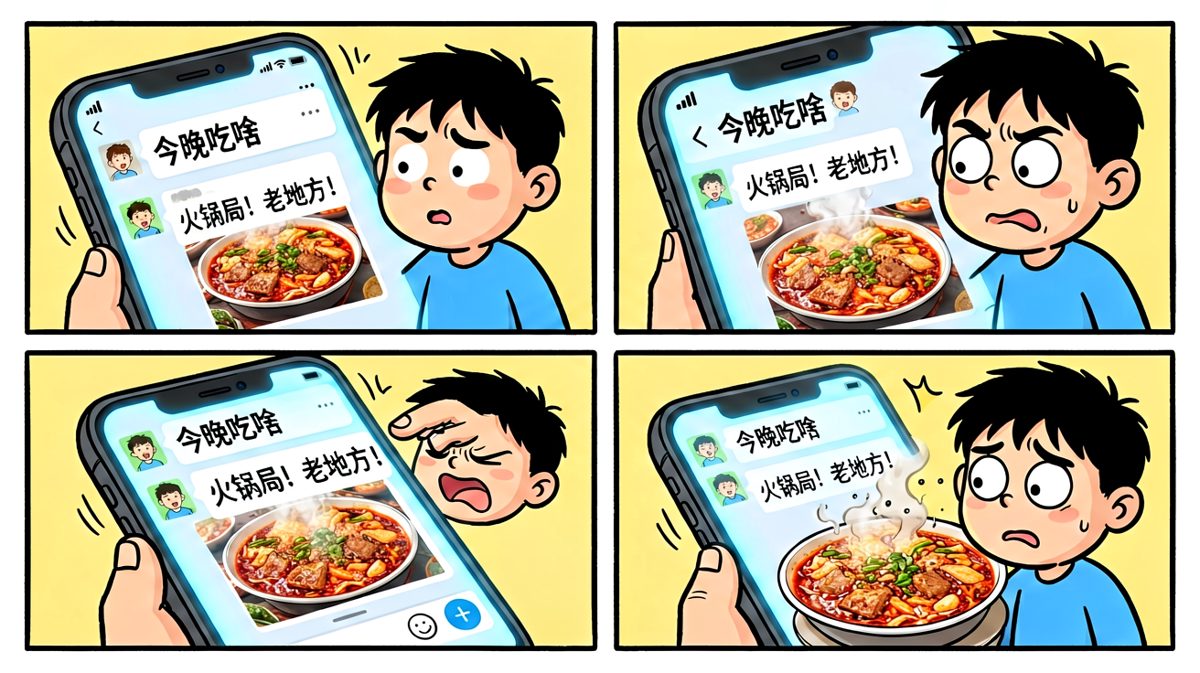 朋友一句火锅，让减肥誓言瞬间瓦解
