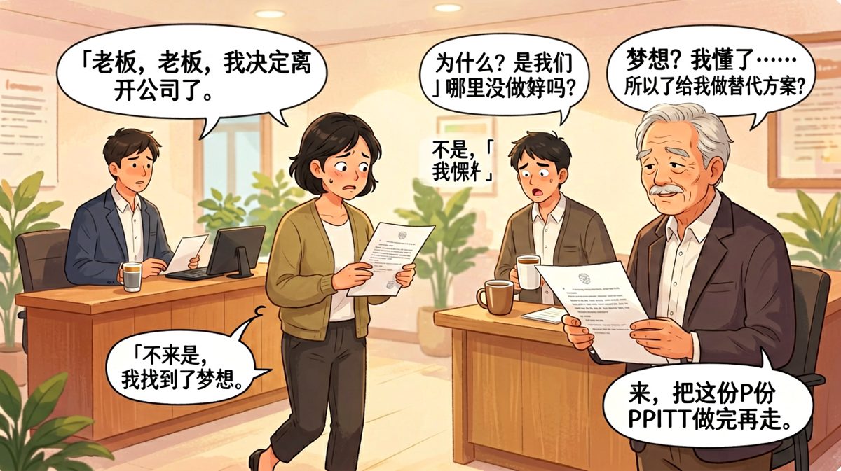 辞职被拦：老板的反套路挽留让辞职秒变加班