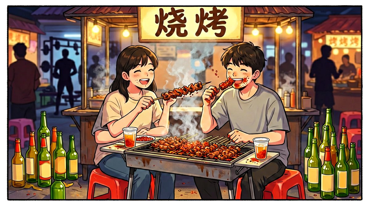 明天再减吧，今晚先吃饱。