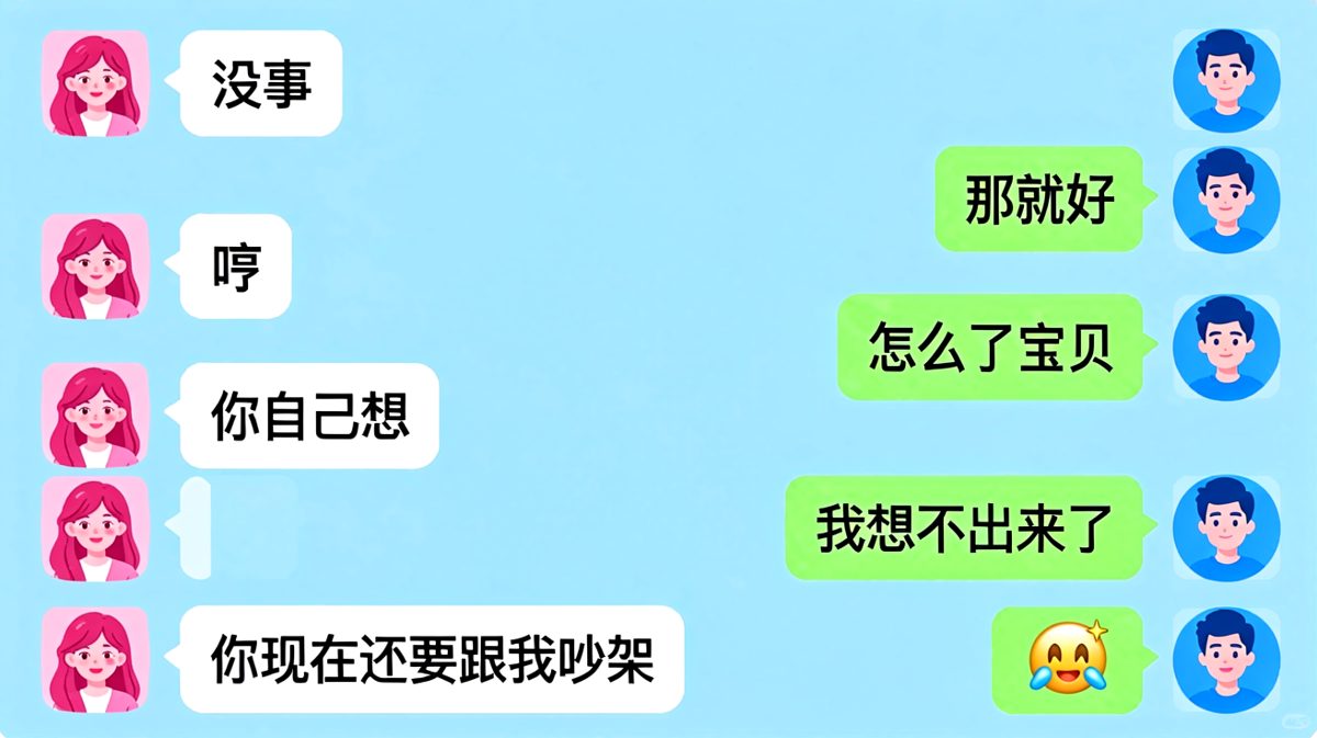一句没事引发连环爆炸，男生最终在线下跪