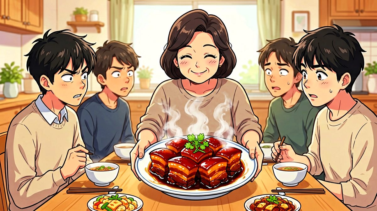 妈妈一出手，减肥计划就动摇。
