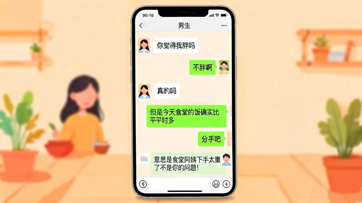 送命题现场，男生的求生欲勉强拉回来了