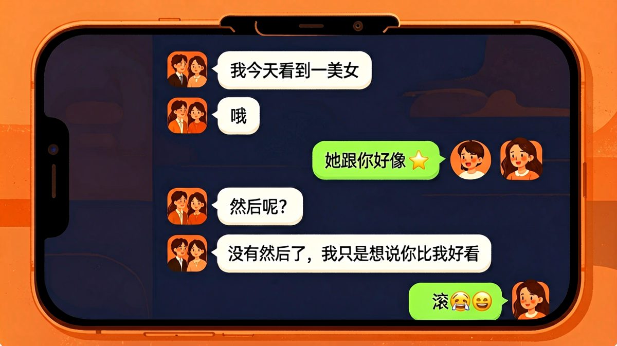 夸完就跑，经典求生欲