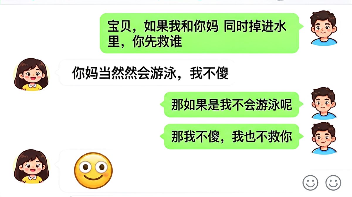 送命题的正确打开方式：反向拿捏