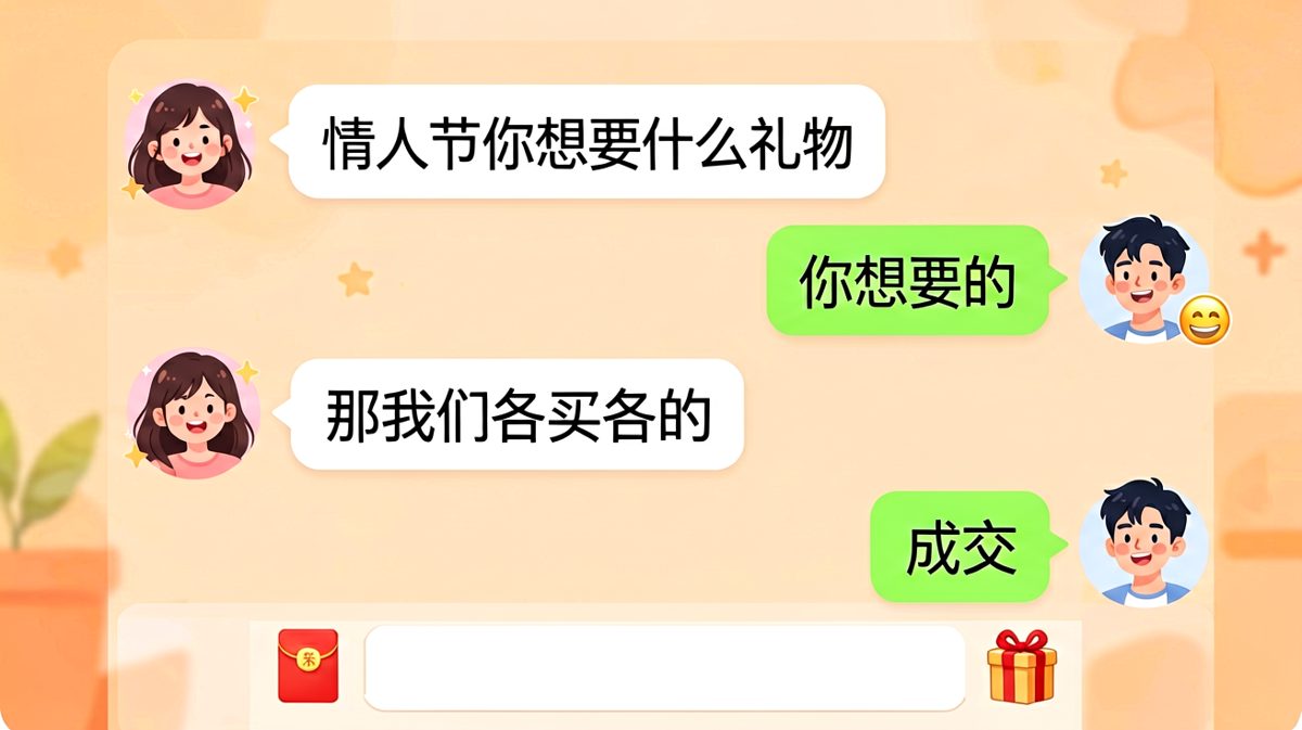 情人节礼物的终极博弈：各买各的
