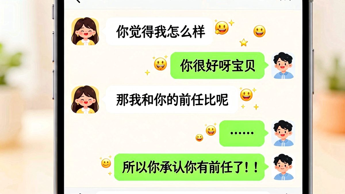 「你和前任比怎么样」——一字陷阱，男生完美踩中
