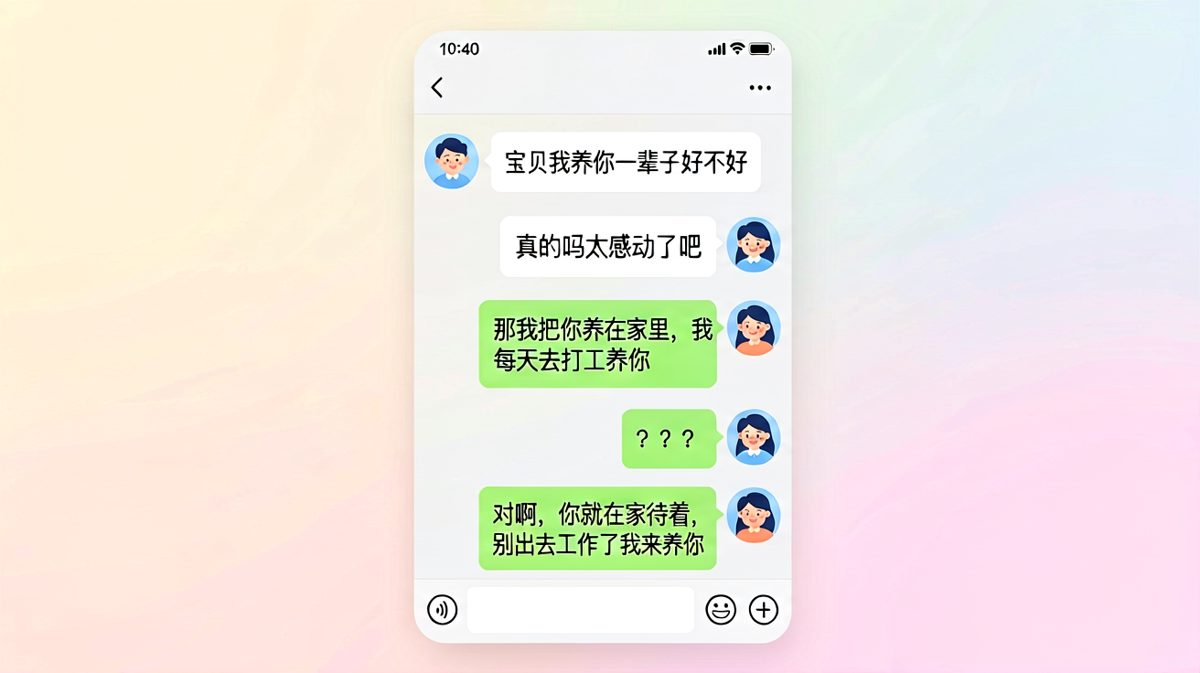 我养你啊——听起来像情话，细品像坑人