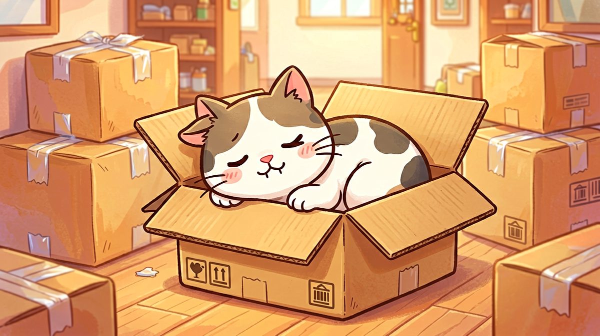 猫：这个箱子虽然小，但刚好够我装下整个优雅。