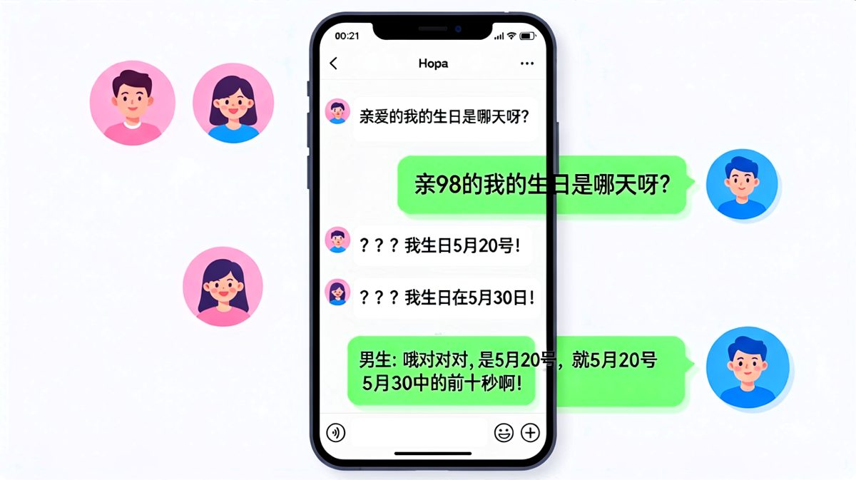 记错日期还能强行圆回来的求生欲操作