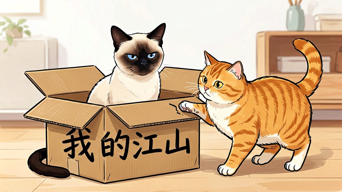 此箱只属朕，他人休想踏进一步。