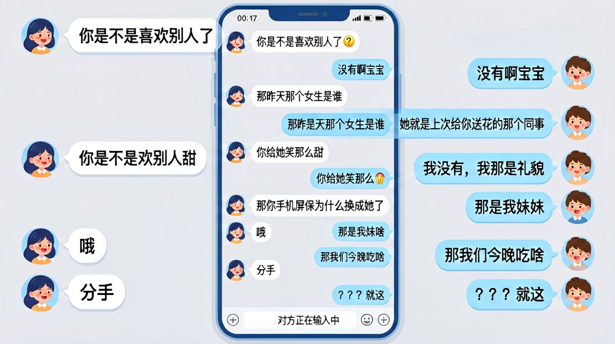 吃醋吃到一半，被一句'就这'精准破防。