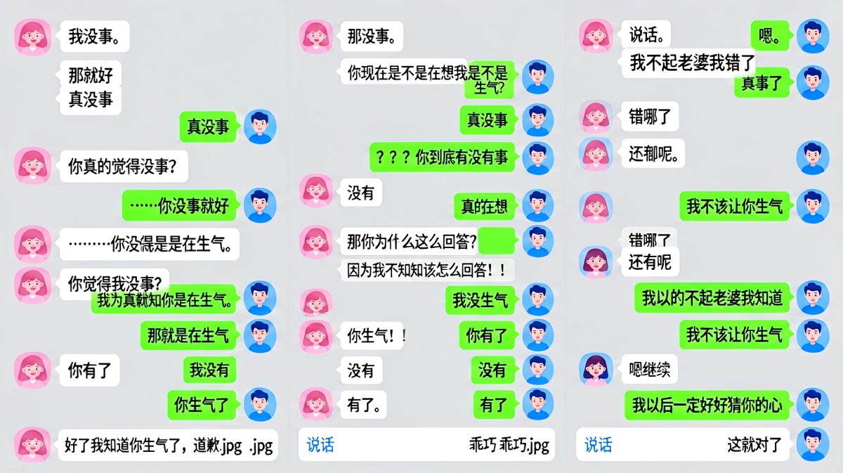 「我没事」的终极陷阱——男生输得毫无悬念