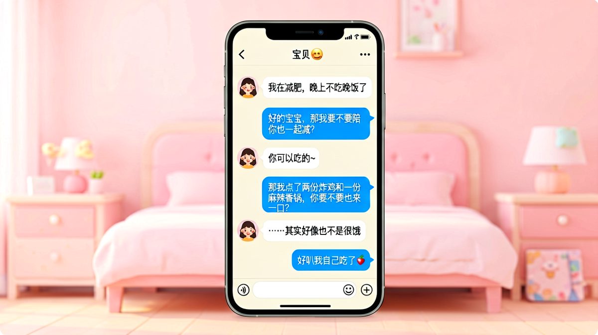 减肥宣言 vs 炸鸡诱惑，女朋友的防线瞬间崩塌