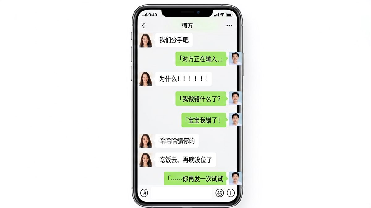 用分手开玩笑的最高境界