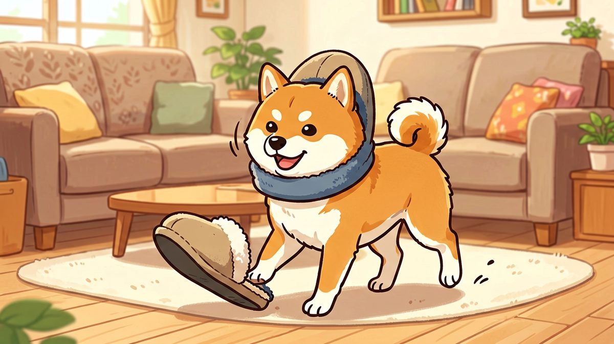 柴犬：这双鞋有点大，但气质这块我拿捏了。