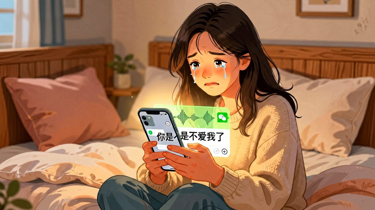 女生发了最后一条语音消息给男友，结果聊出了最令人窒息的答案。