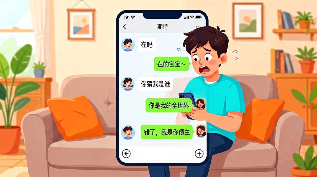 男生深情告白后迎来致命一击：对方竟是来讨债的。
