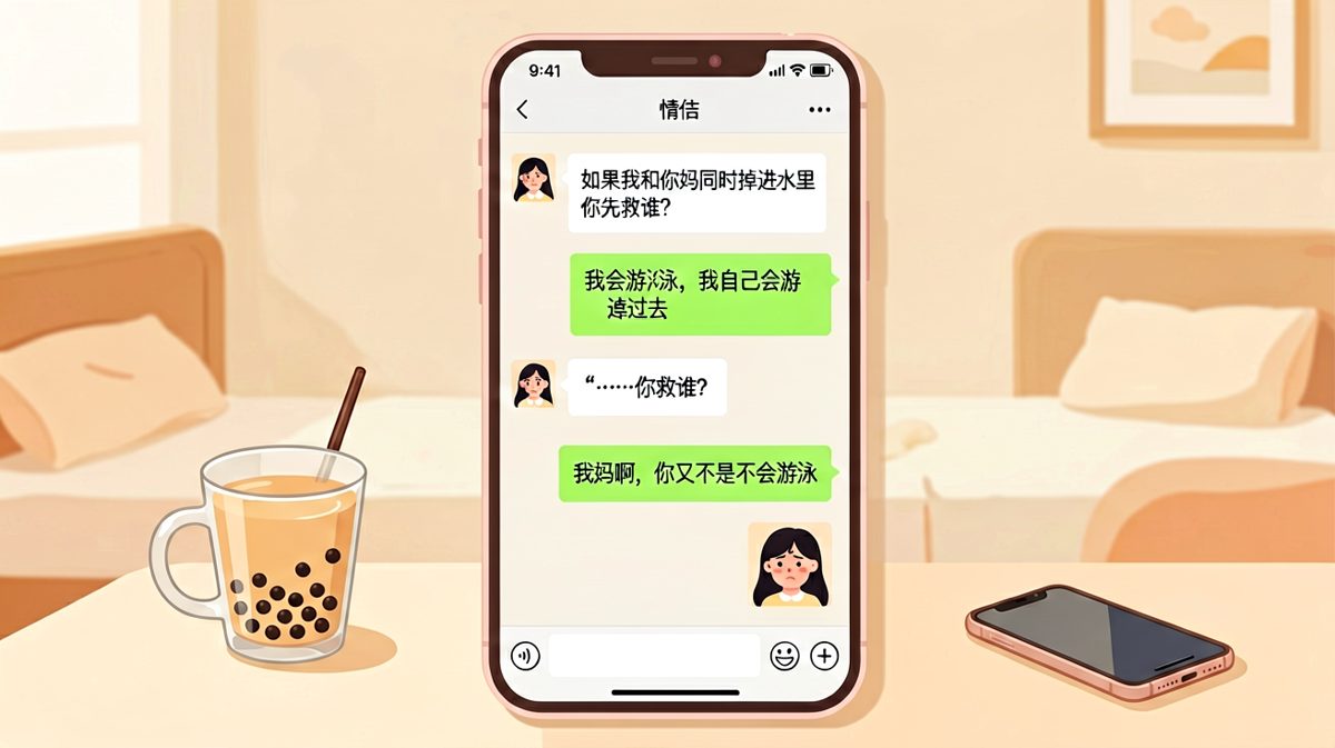 「我会游泳，我先游过去救我妈」的反杀操作