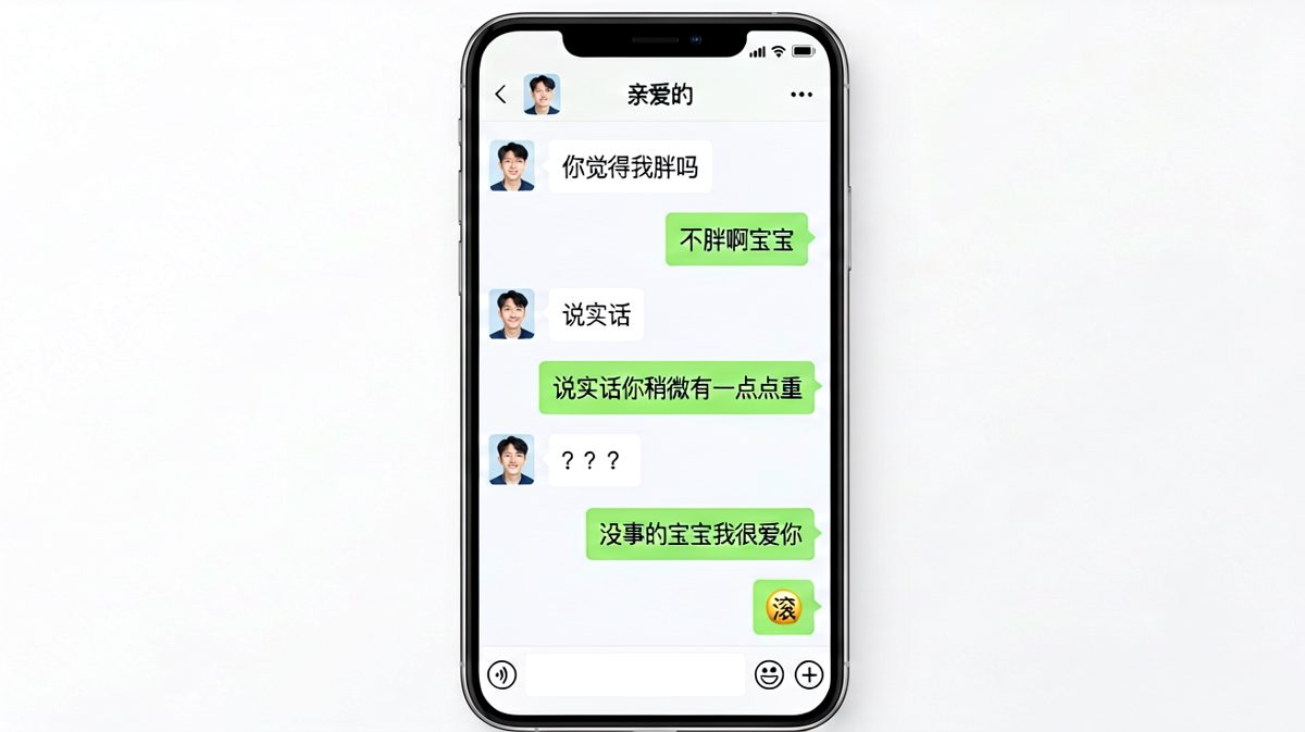 送命题现场：男友说出实话后的灵魂出窍