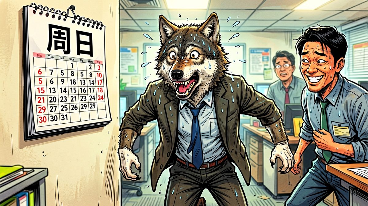 冲进公司发现今天是周日——社畜的终极绝望