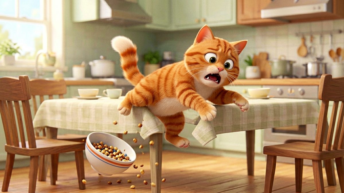 猫：我不是胖，我是重心低！