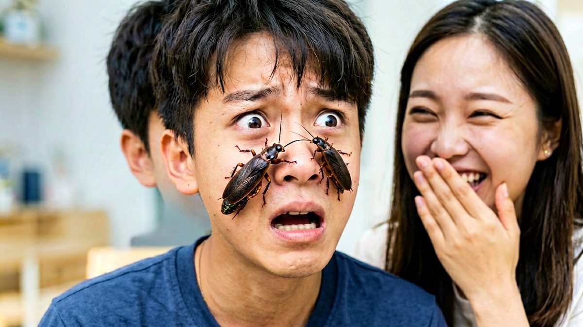 它在跟我四目相对……