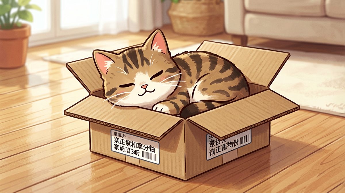 猫咪：盒子虽小，足以安身，懂吗？