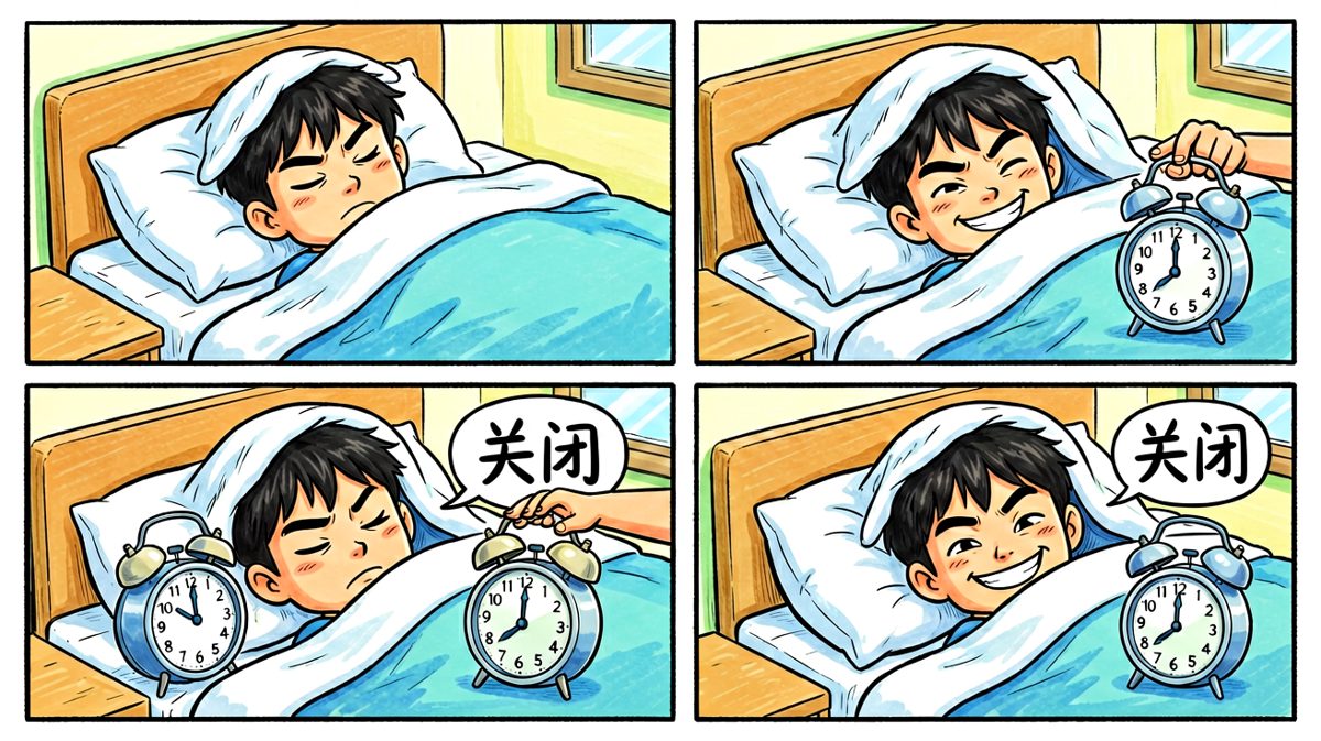 一键关掉，安心续睡
