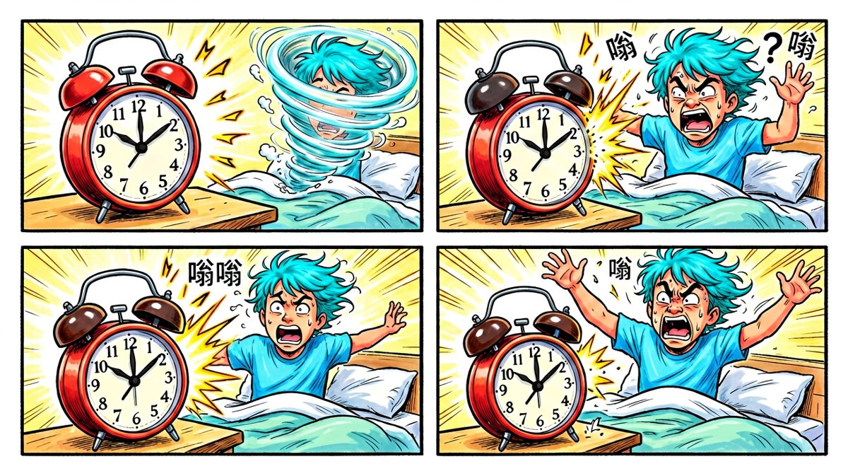 闹钟反杀，震耳欲聋