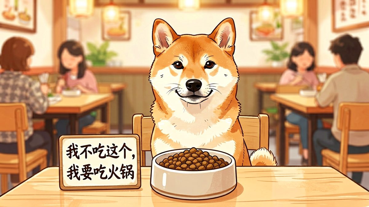 柴犬：汪生不能将就，本汪要吃好的