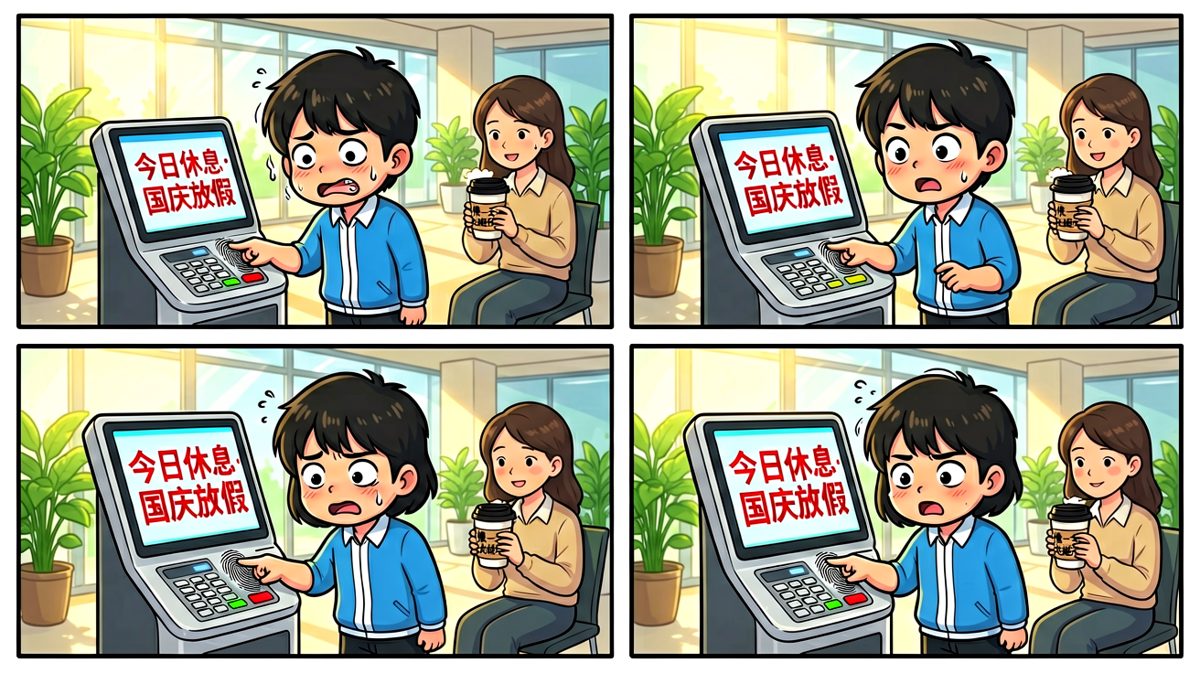 经历了千辛万苦到达公司，结果发现……今天放假？